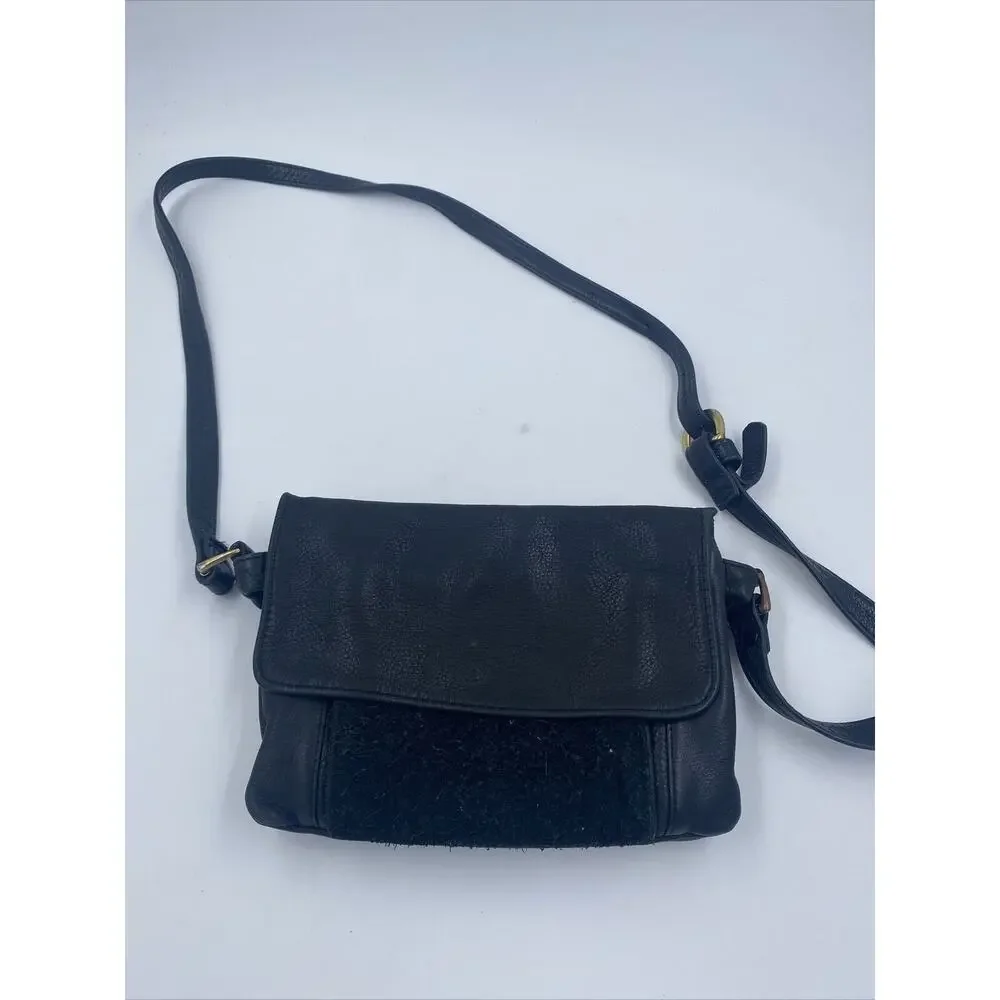 Elie Handbags Genuine Leather Crossbody Bag 9”x 7” Made in USA, Leather Purse - Picture 2 of 11